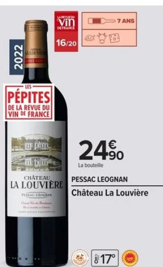 Château La Louvière Pessac Leognan 2022