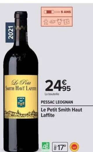 Le Petit Smith Haut Lafitte Pessac Leognan 2021