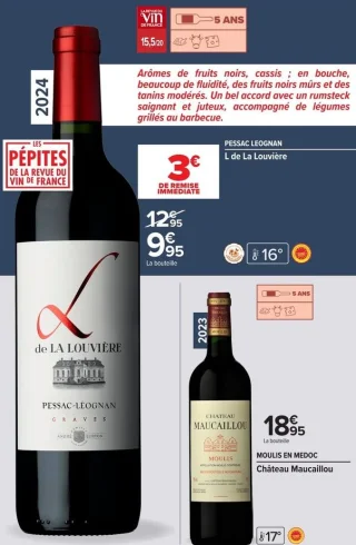 L de La Louvière Pessac Leognan 2024