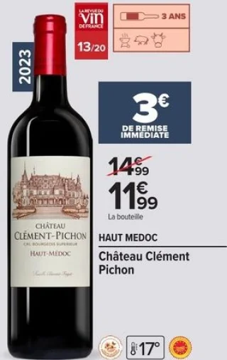 Vin rouge Château Clément-Pichon Haut Médoc