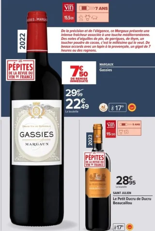 Vin rouge Gassies Margaux