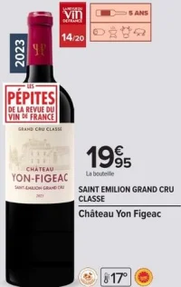 Château Yon Figeac Saint Emilion Grand Cru Classe 2023