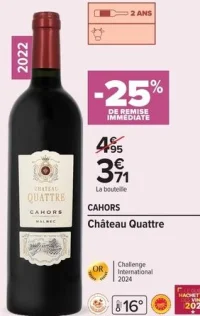 Cahors Château Quattre