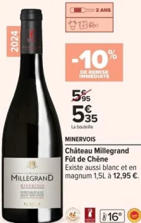 Château Millegrand Fût de Chêne Minervois