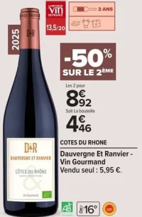 Dauvergne Et Ranvier - Vin Gourmand Côtes du Rhône