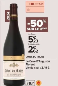 La Cave D'Augustin Florent Cotes du Rhone