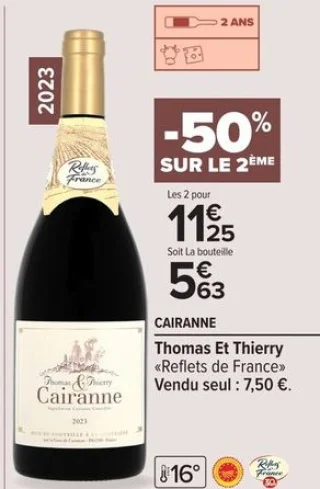 CAIRANNE Thomas Et Thierry «Reflets de France»