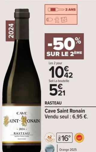 RASTEAU Cave Saint Ronain