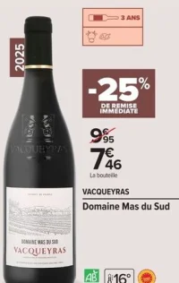 Vacqueyras Domaine Mas du Sud