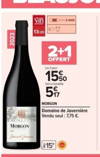 Morgon Domaine de Javernière