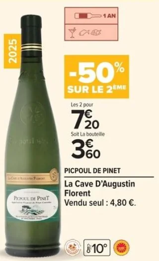 Picpoul de Pinet - La Cave D'Augustin Florent