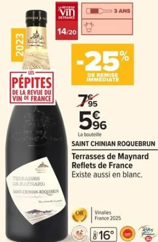 Saint Chinian Roquebrun Terrasses de Maynard Reflets de France