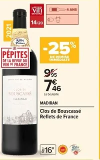 Madiran Clos de Bouscassé Reflets de France