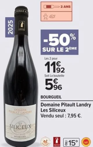 Bourgueil Domaine Pitault Landry Les Siliceux