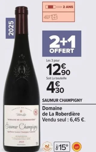Saumur Champigny Domaine de La Roberdière