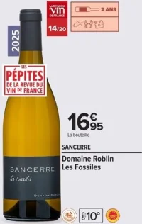 SANCERRE Domaine Roblin Les Fossiles