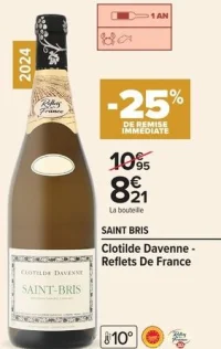 Saint Bris Clotilde Davenne - Reflets De France
