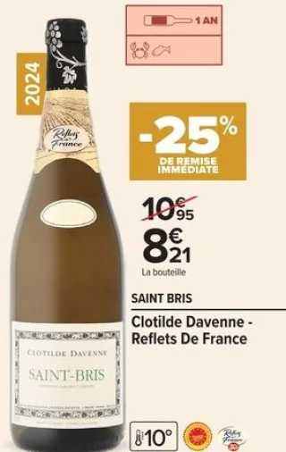 Saint Bris Clotilde Davenne - Reflets De France