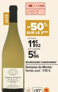 Bourgogne Chardonnay Domaine du Mortier