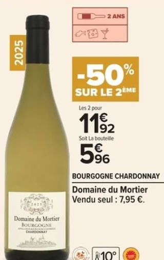 Bourgogne Chardonnay Domaine du Mortier