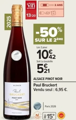 Alsace Pinot Noir Paul Bruckert
