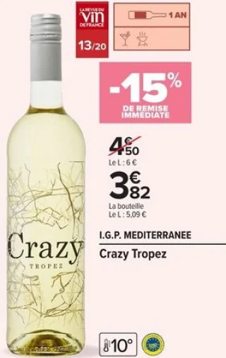 Crazy Tropez I.G.P. Mediterranee
