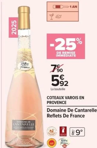Domaine De Cantarelle - Reflets De France Coteaux Varois En Provence