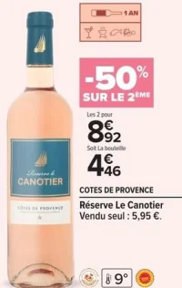 Réserve Le Canotier Cotes de Provence