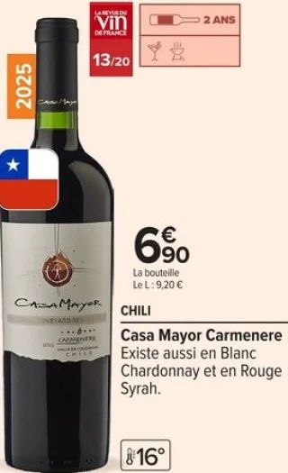 Chili Casa Mayor Carmenere