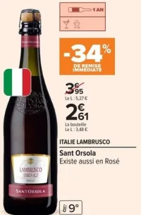 Italie Lambrusco Sant Orsola