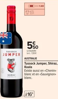 Australie Tussock Jumper, Shiraz, Koala