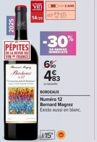 Vin rouge Bordeaux Numéro 12 Bernard Magrez