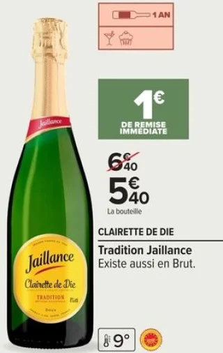 Clairette de Die Tradition Jaillance