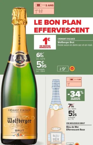 Crémant d'Alsace Wolfberger Brut