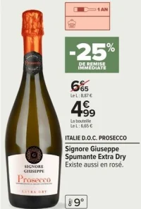Signore Giuseppe Spumante Extra Dry