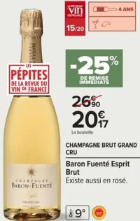 Champagne Brut Grand Cru Baron Fuenté Esprit Brut