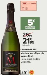 Champagne Montaudon «Blanc de Noirs» Brut