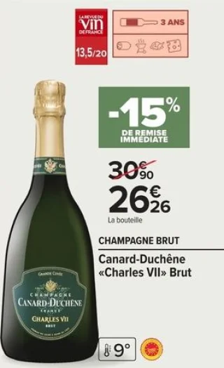Champagne Brut Canard-Duchêne «Charles VII» Brut