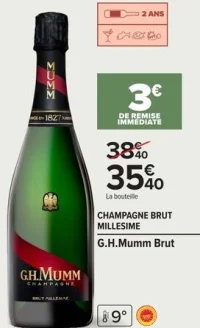 Champagne Brut Millesime G.H.Mumm Brut