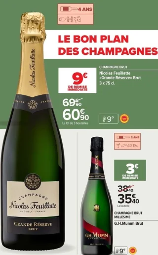 Champagne Brut Nicolas Feuillatte «Grande Réserve» Brut