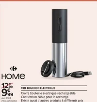 Carrefour Home Tire bouchon électrique