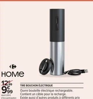 Carrefour Home Tire bouchon électrique