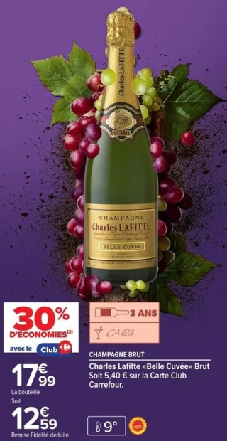 Champagne Brut Charles Lafitte «Belle Cuvée» Brut