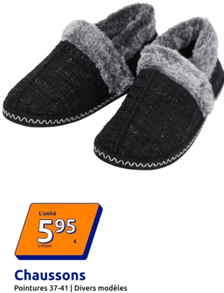 Chaussons Pointures 37-41