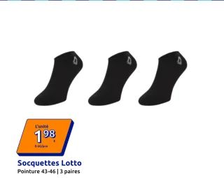 Socquettes Lotto