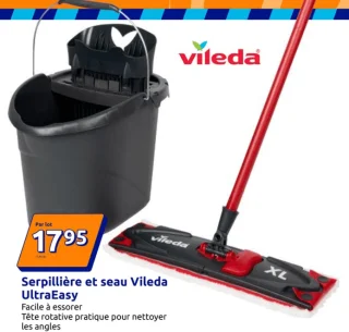 Serpillière et seau Vileda UltraEasy
