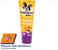 Pâte pour chien Woofflicious