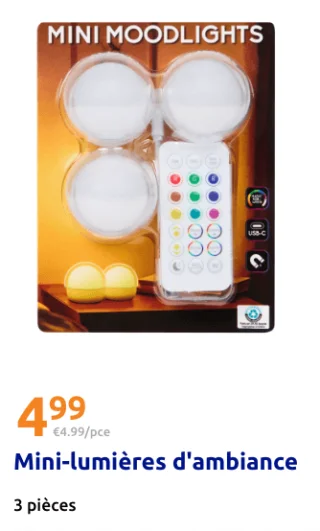 Mini-lumières d'ambiance