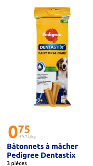 Bâtonnets à mâcher Pedigree Dentastix