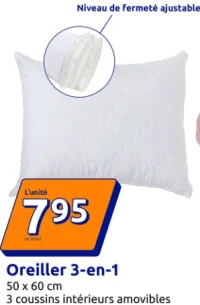 Oreiller 3-en-1